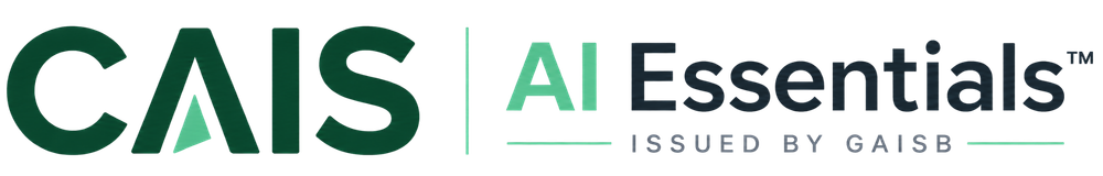CAIS AI Essentials, issued by GAISB