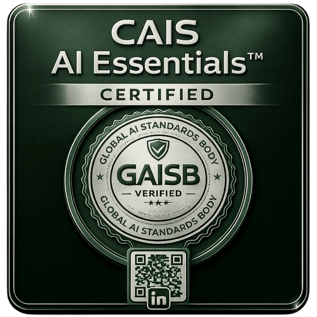 CAIS AI Essentials – GAISB Verified LinkedIn Badge