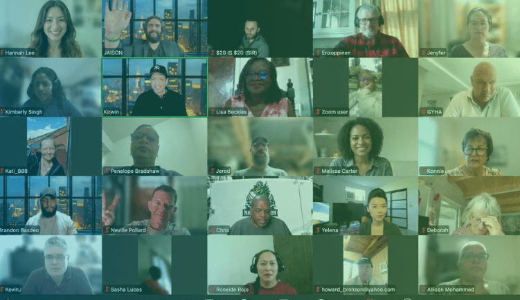 A recent AI Builder Labs live session, operators, founders, and professionals in the room together.